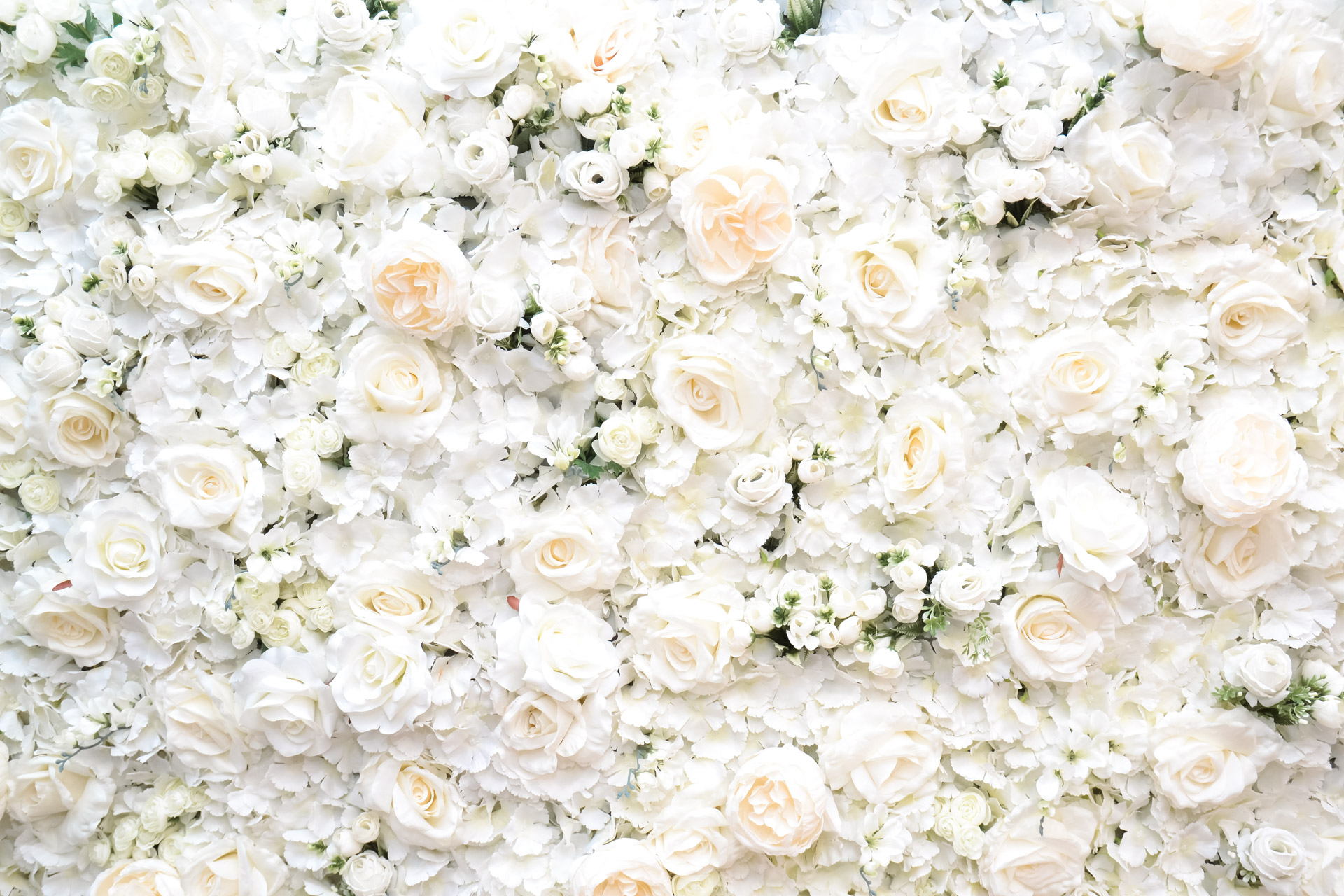 Ceremony flower wall